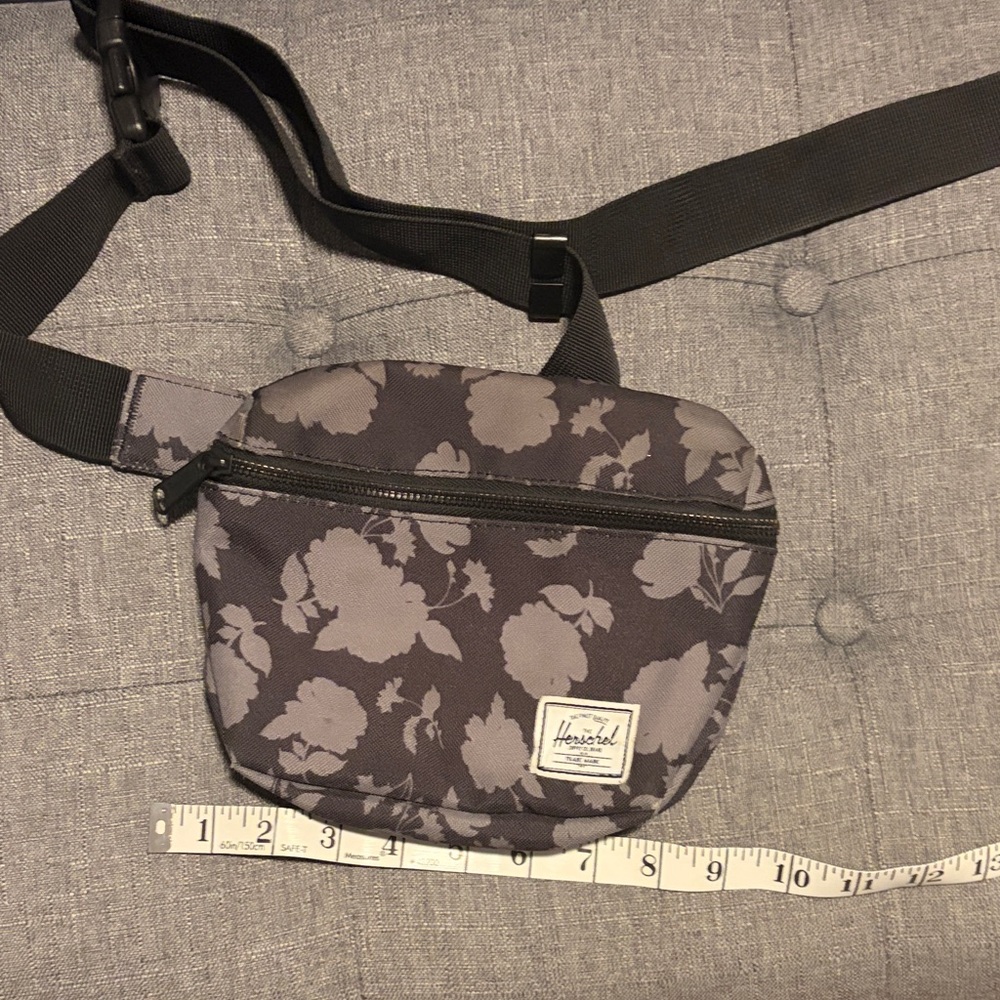 Herschel Supply Company Black Floral Belt Bag